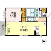 ソフィアⅢ読売ランドの間取り画像