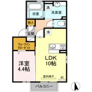 プロシア A棟の間取り画像