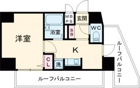 リーガル神戸元町の間取り画像