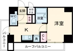 リーガル神戸元町の間取り画像