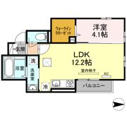 シャンブルの間取り画像