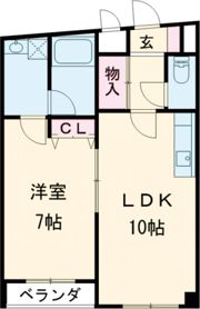 クレールメゾン櫛原の間取り画像