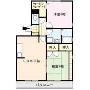 ドミールパーク江﨑の間取り画像