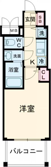 ファーストフィオーレ神戸駅前の間取り画像