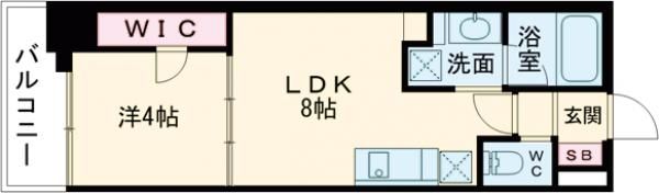 ブエナビスタ神戸駅前の間取り画像
