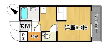 モンテメール学園前の間取り画像
