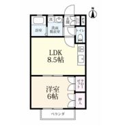 ロッジ久保田B棟の間取り画像