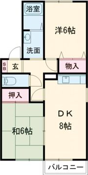 セジュール Fの間取り画像