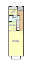 コーポ峰Bの間取り画像