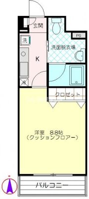 ウイステリア溝の口の間取り画像