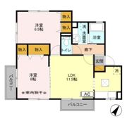 ラピュタKの間取り画像