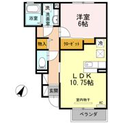 サワディー ファン バーン Aの間取り画像