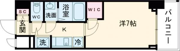 エスリード神戸ハーバーテラスの間取り画像
