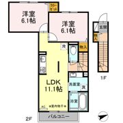 メゾンベール南多摩の間取り画像