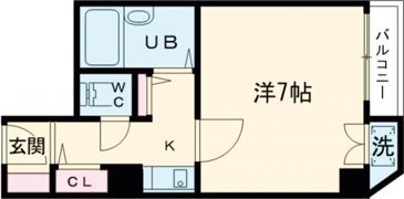 ブロスコート住吉の間取り画像