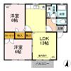 コスモハイツの間取り画像