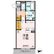 ハピネス2の間取り画像