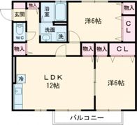 レジデンス星ヶ丘の間取り画像