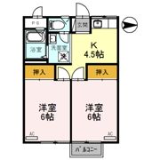 ニュー昭和コーポ Ⅱ号棟の間取り画像