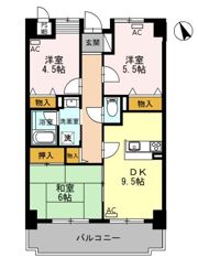エール豊岡の間取り画像