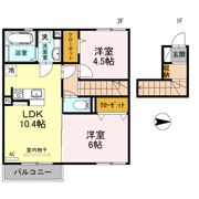 Y's court 横田の間取り画像