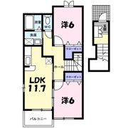 ミニョンストリートⅠの間取り画像