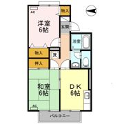 プリシェール姫髪の間取り画像