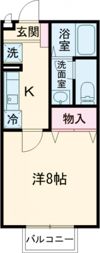 ヴェルメゾン A棟の間取り画像