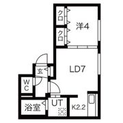 ALPHA山鼻の間取り画像