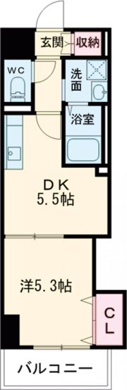 THE SQUARE・Central Residenceの間取り画像