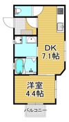 PHOENIX大橋南の間取り画像