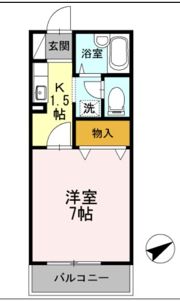 サンパティオ Aの間取り画像