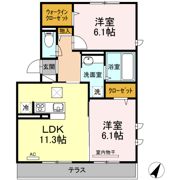 Regulus (ﾚｸﾞﾙｽ) C棟の間取り画像