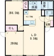 プレミール F館の間取り画像
