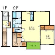 ONLYONE川西丸の内の間取り画像