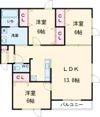 アプシノンⅠの間取り画像