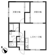 マンションリヴァーサイドの間取り画像