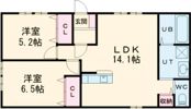 Abbey RoadⅢの間取り画像