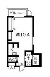 エヌエムサンカンテキャトフB棟の間取り画像