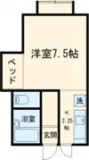 ルシール陣川の間取り画像