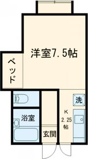 ルシール陣川の間取り画像
