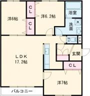 ラヴィドールⅡの間取り画像