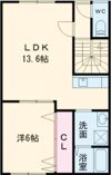 シエルBの間取り画像
