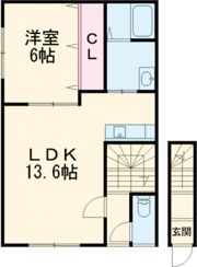 シエルBの間取り画像