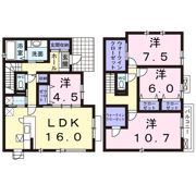 牧落戸建住宅Ⅰの間取り画像