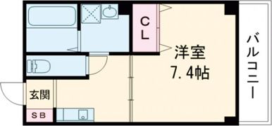 ボヌール伊丹の間取り画像