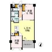 Y’sCourt千里山の間取り画像