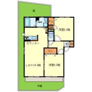 ランジェ御殿山の間取り画像