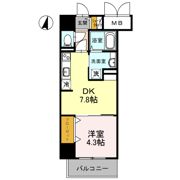 ザ カームの間取り画像