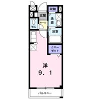 エクレ－ル古結Ⅴの間取り画像
